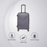 Calvin Klein Cheer Hard Large Grey Luggage Trolley
