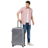 Calvin Klein Cheer Hard Large Grey Luggage Trolley