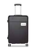 Calvin Klein Casual Hardside Hard Large Black Luggage Trolley