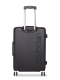 Calvin Klein Casual Hardside Hard Large Black Luggage Trolley