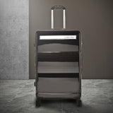 Calvin Klein Down To Fly Hard Body Large Black/Silver  Luggage Trolley