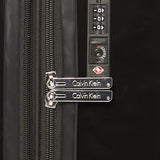 Calvin Klein Down To Fly Hard Body Large Black/Silver  Luggage Trolley