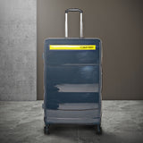 Calvin Klein Down To Fly Hard Body Large Navy/Yellow Luggage Trolley