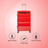 Calvin Klein Down To Fly Hard Body Large Red/Black Luggage Trolley