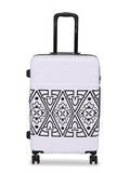 Calvin Klein Freedom Rider Hard Large White/Black Luggage Trolley
