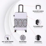 Calvin Klein Freedom Rider Hard Large White/Black Luggage Trolley