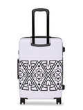 Calvin Klein Freedom Rider Hard Large White/Black Luggage Trolley