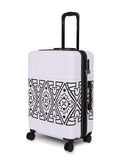 Calvin Klein Freedom Rider Hard Large White/Black Luggage Trolley
