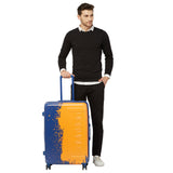 Calvin Klein The Factory Hard Large Royal Blue Luggage Trolley