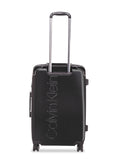 Calvin Klein Madison Ave Hs Hard Large Black Luggage Trolley