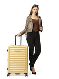 Calvin Klein ODYSSEY Wheat Color ABS Material Hard 28" Large Trolley