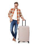 Calvinklein ODYSSEY Shadow Grey Color ABS Material Hard 28" Large Trolley