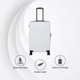 Calvin Klein The Standard Hs Hard Large White Luggage Trolley