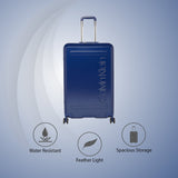 Calvin Klein Soho Hard Body Large Cobalt Luggage Trolley