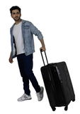Calvin Klein SNAKE RIDGE Range Black Color Hard Large Luggage