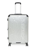 Calvin Klein SNAKE RIDGE Range Silver Color Hard Large Luggage