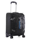 Calvinklein ROCKAWAY Black Color 900D Polyster Material Soft 20" Cabin Trolley