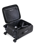 Calvinklein ROCKAWAY Black Color 900D Polyster Material Soft 20" Cabin Trolley