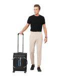 Calvinklein ROCKAWAY Black Color 900D Polyster Material Soft 20" Cabin Trolley