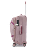 Calvinklein ROCKAWAY Rose Color 900D Polyster Material Soft 20" Cabin Trolley