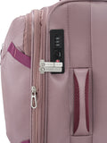 Calvinklein ROCKAWAY Rose Color 900D Polyster Material Soft 20" Cabin Trolley