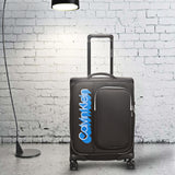 Calvin Klein Sky Shadow Soft Body Cabin Black Luggage Trolley