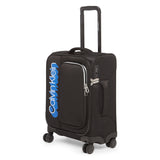 Calvin Klein Sky Shadow Soft Body Cabin Black Luggage Trolley