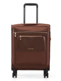 Calvin Klein UNION SQUARE Brunette Color 900D Oxford Polyster Material Soft 21" Cabin Trolley