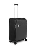 Calvin Klein West 34Th St-Embossed Soft Body Medium Black Luggage Trolley