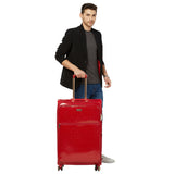 Calvin Klein Impression Soft Large Red Luggage Trolley