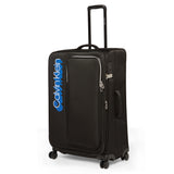 Calvin Klein Sky Shadow Soft Body Large Black Luggage Trolley