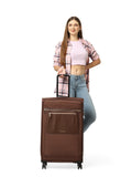 Calvin Klein UNION SQUARE Brunette Color 900D Oxford Polyster Material Soft 29" Large Trolley