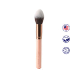 Luxie 520 Tapered Face Brush - Rose Gold