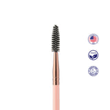 Luxie 201 Brow and Lash Brush - Rose Gold