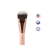 Luxie 610 Flat Sculpting Brush - Rose Gold