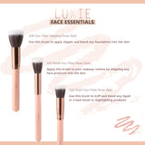 Luxie 508 Duo Fibre Stippling Brush - Rose Gold