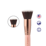 Luxie 530 Flat Top Kabuki Rose Gold