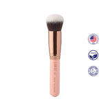 Luxie 532 Round Top Blender Brush - Rose Gold