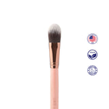 Luxie 510 Foundation Brush - Rose Gold