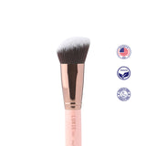 Luxie 534 Angled Top Buffer Brush - Rose Gold