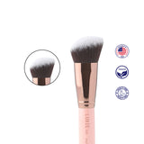 Luxie 534 Angled Top Buffer Brush - Rose Gold