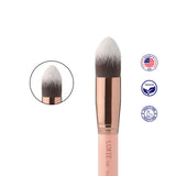 Luxie 536 Pointed Top Kabuki Brush - Rose Gold