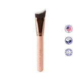 Luxie 620 Angled Sculpting Brush - Rose Gold