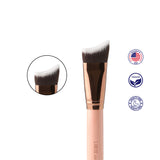 Luxie 620 Angled Sculpting Brush - Rose Gold