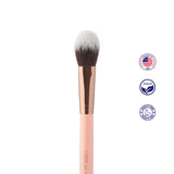 Luxie 660 Precision Foundation Brush - Rose Gold