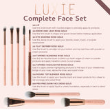 Luxie Eye Essential Brush Set - Rose Gold