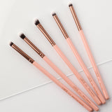 Luxie Mini Detail Eye Brush Set - Rose Gold