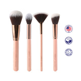 Luxie Classic Face Brush - Rose Gold