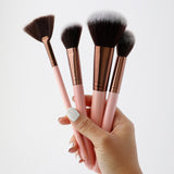 Luxie Classic Face Brush - Rose Gold