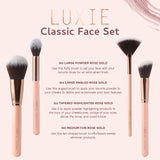 Luxie Classic Face Brush - Rose Gold